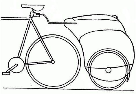 Прицеп - сумка к велосипеду